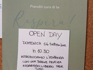 OPEN DAY A YOGA DAŚA IL 14/09/25 ALLE ORE 10.30
