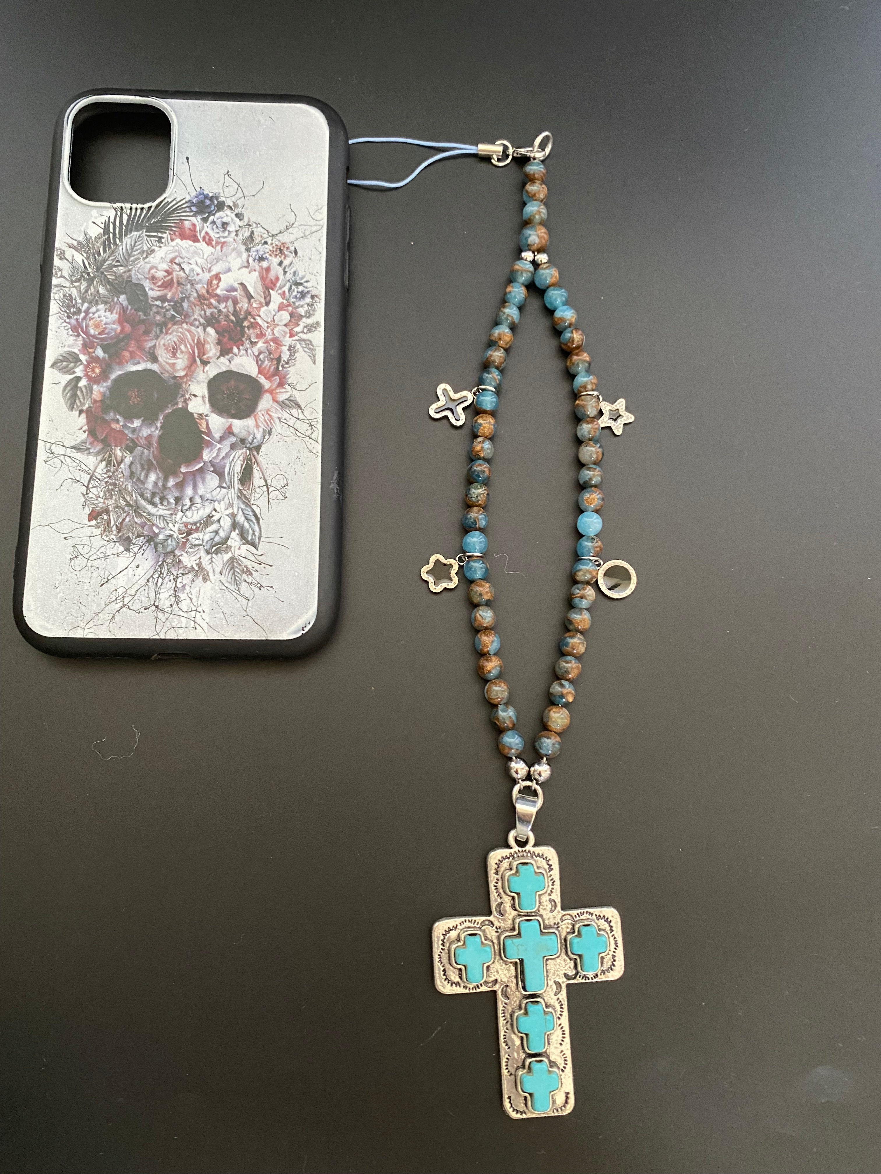 Bijoux de téléphone Jaspe du Népal