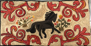 Horse and Scrolls 