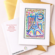 Miniature : Paris Mon Amour – Carte postale artistique de la Tour Eiffel fleurie