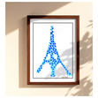 Miniaturbild: Carte postale Paris – Ken à Paris illustration artistique Tour Eiffel