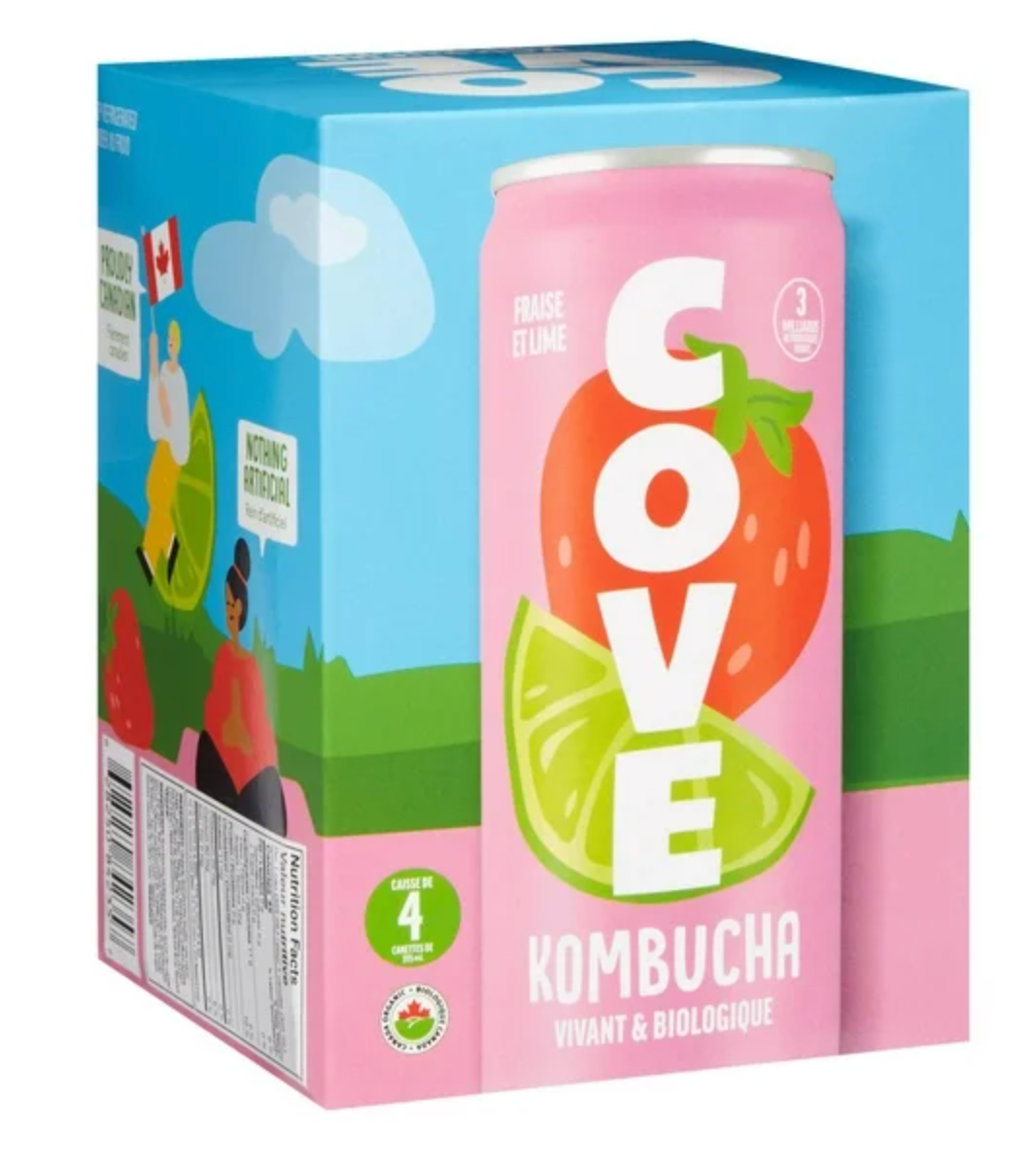 Kombucha fraise et lime Cove Figurines