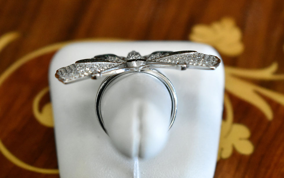 Thumbnail: Silver Butterfly Ring