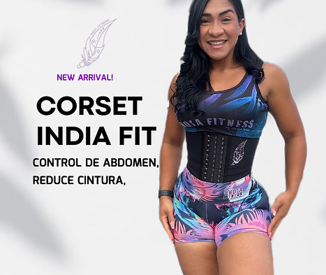 India Fitwear |Corset Entrenador de cintura de , control abdomen