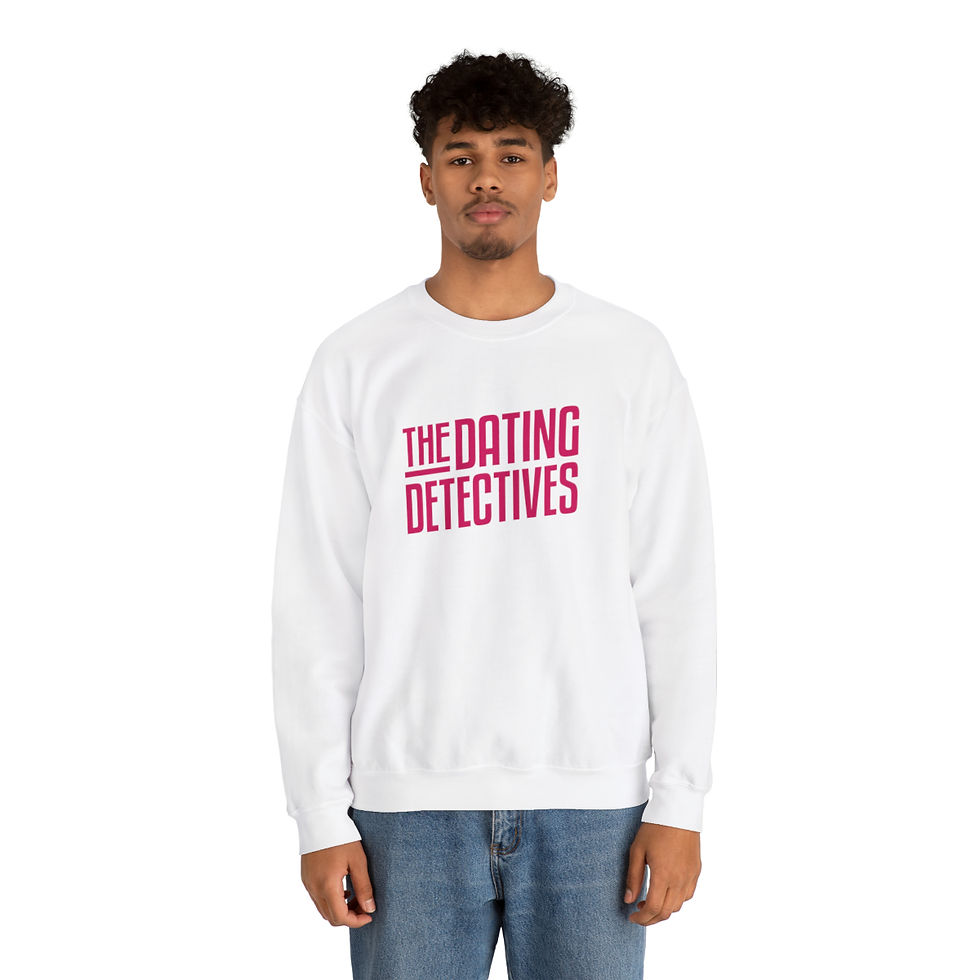 Thumbnail: The Dating Detectives Unisex Heavy Blend™ Crewneck Sweatshirt