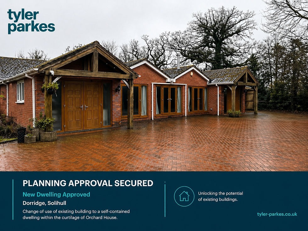 Planning Success: New Dwelling Approved in Dorridge