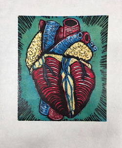 Heart 4 Color print