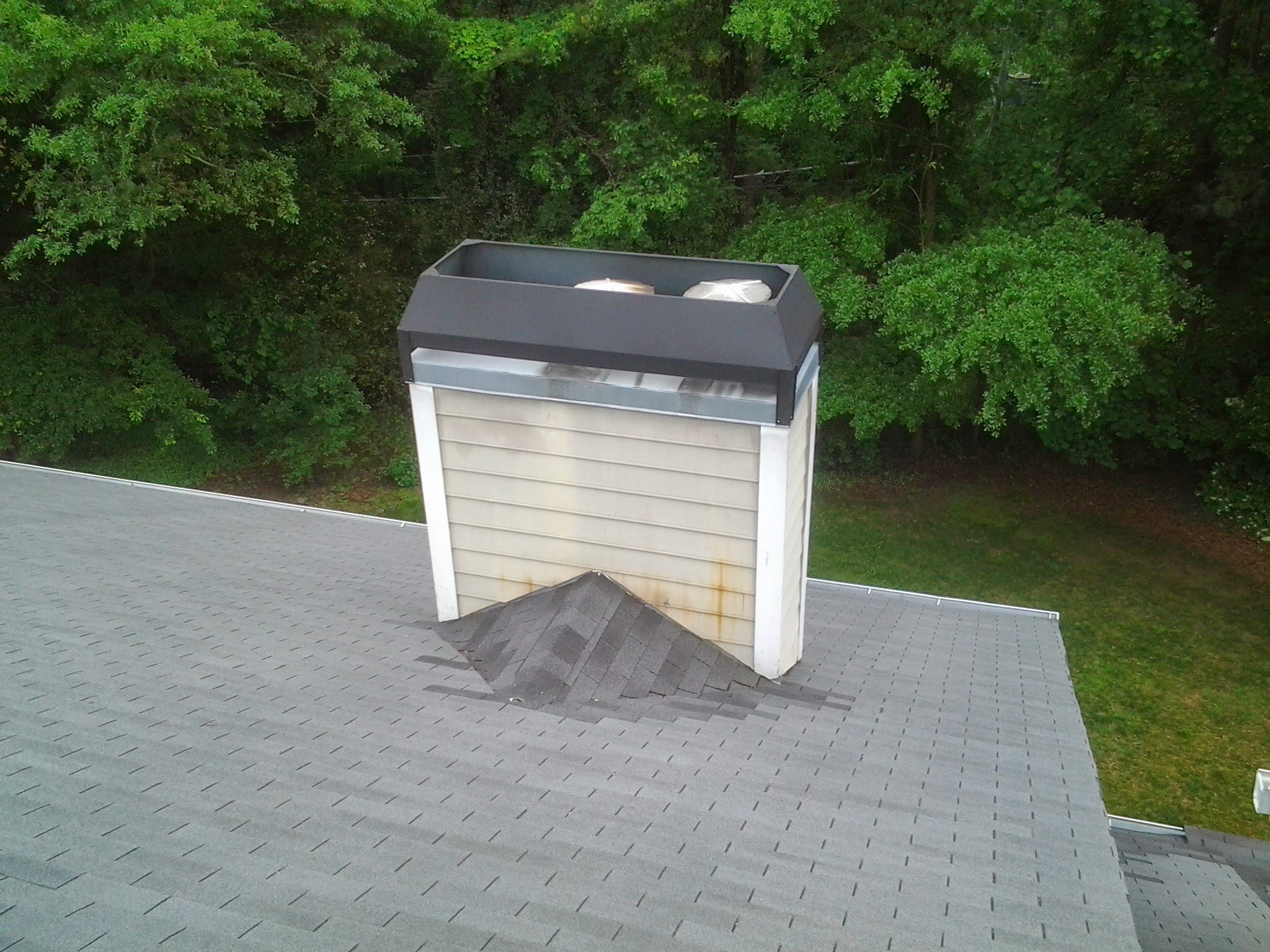 chimney wind shroud