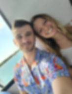 Cameron Benson and Ashley Benson in the Bahamas