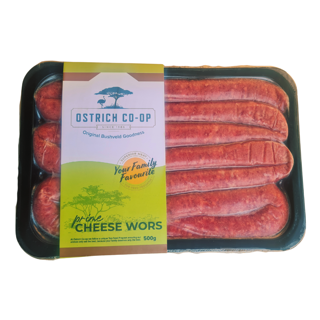 OSTRICH CHEESE WORS 500g