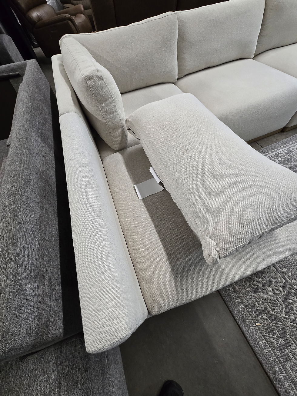 Thumbnail: Elegant 5pc Modular Sectional with Ottoman. Call for availability 