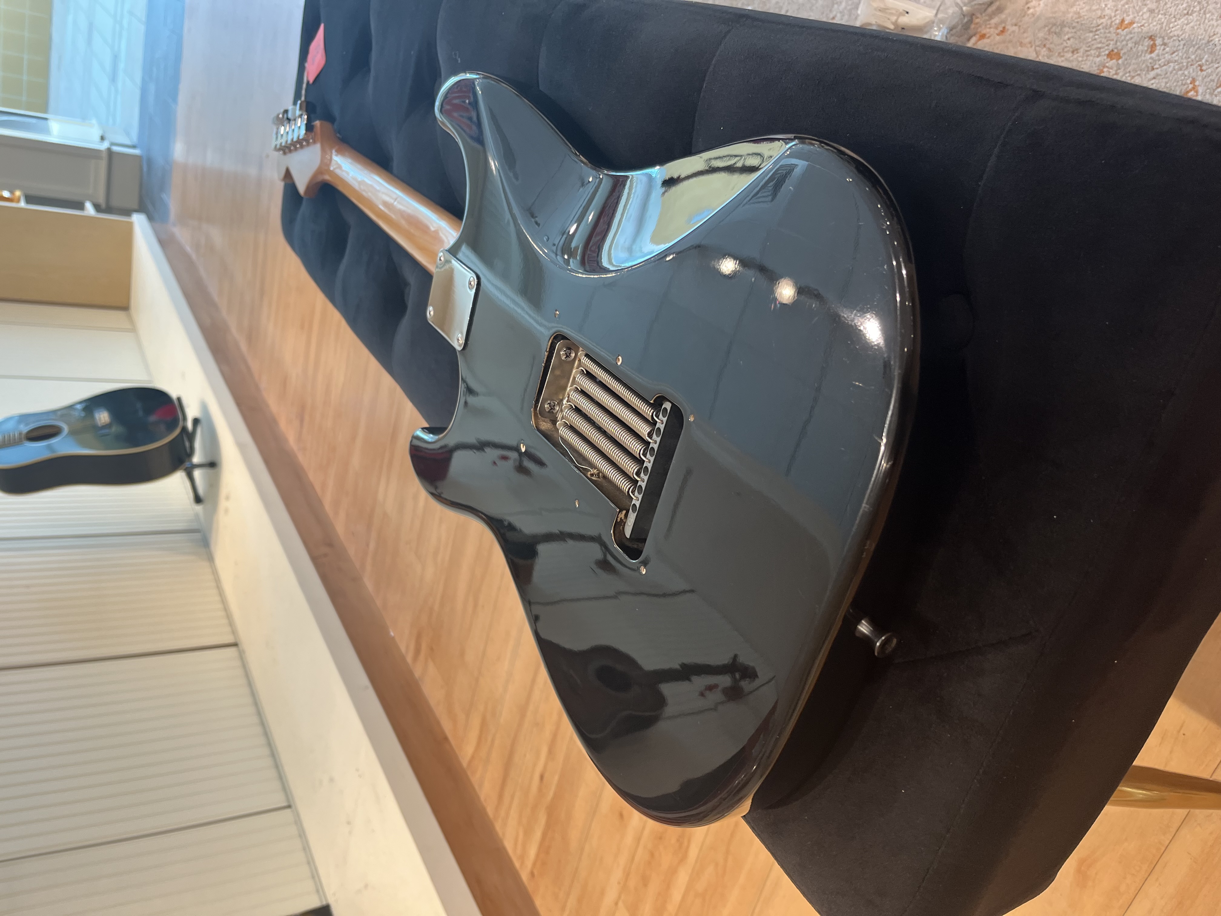 USA Fender Squier Stratocaster 1989 - Black view 8