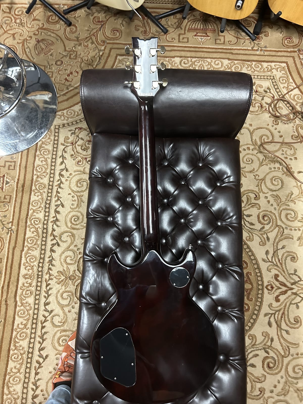 Ibanez AR320-VB Artist 2012 - Flame Top view 3