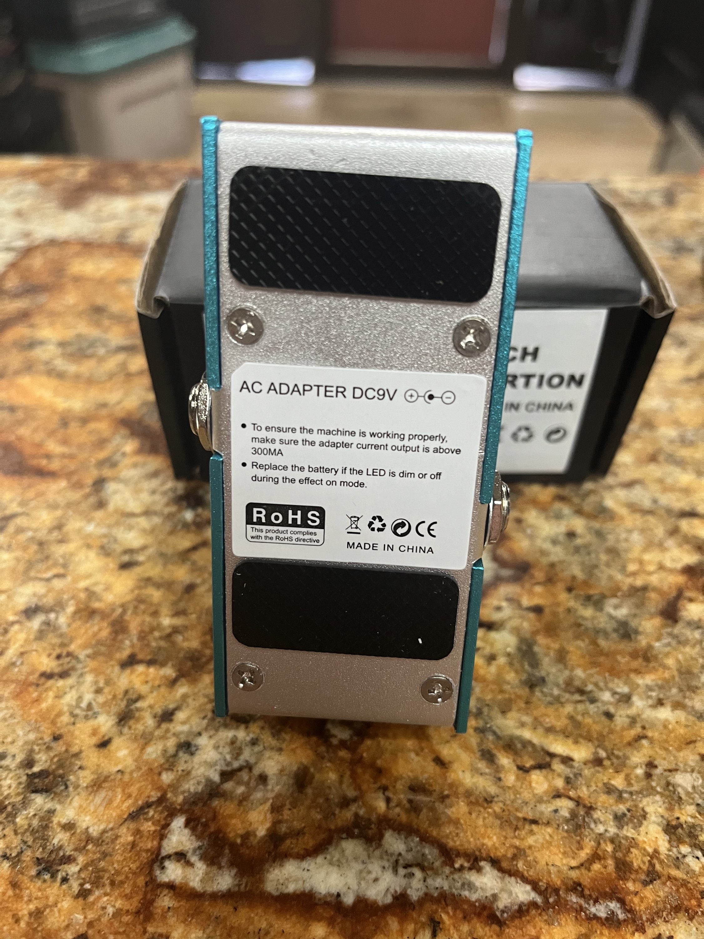 Crunch Distortion FX pedal view 4