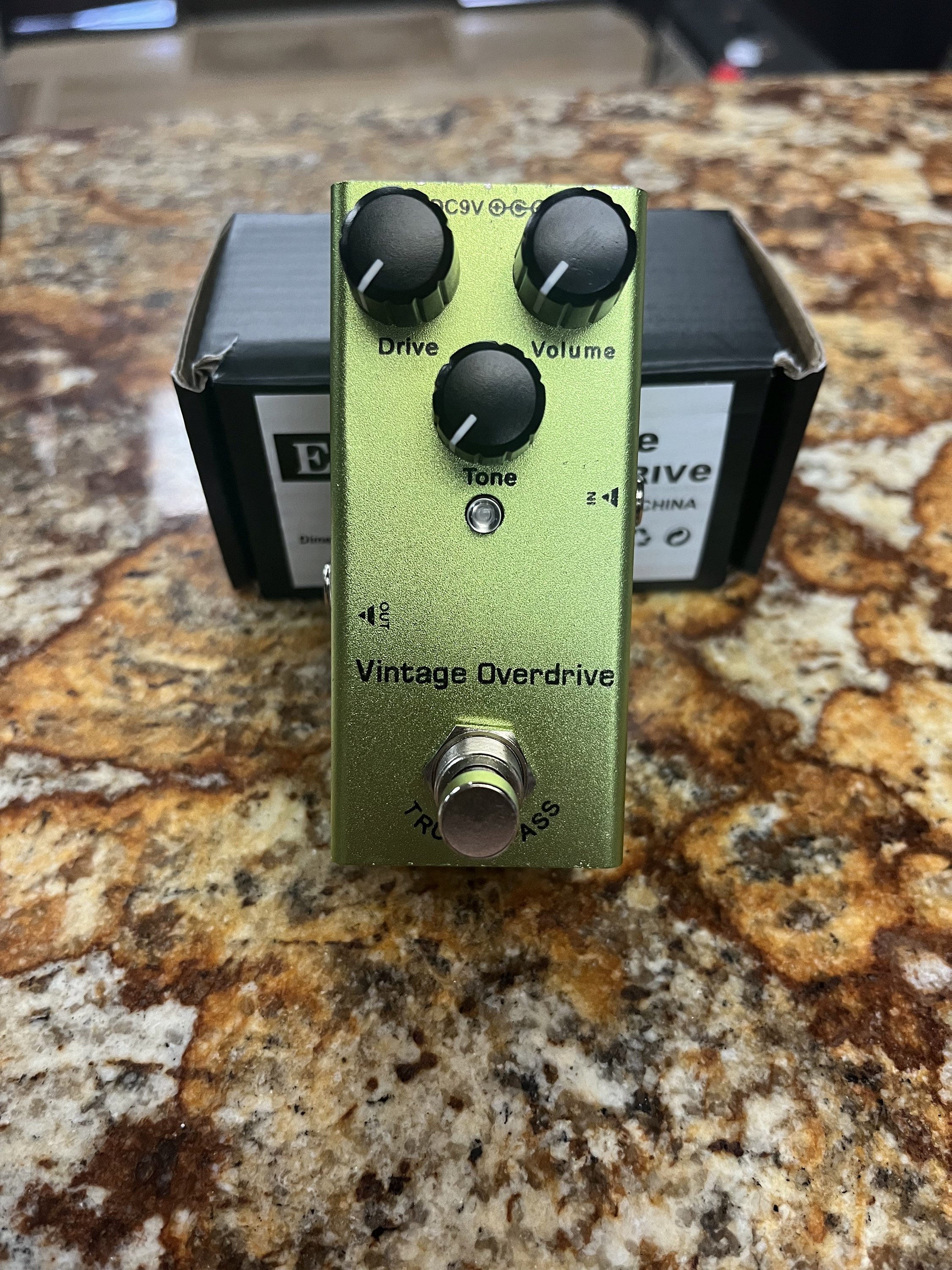 Vintage overdrive FX pedal