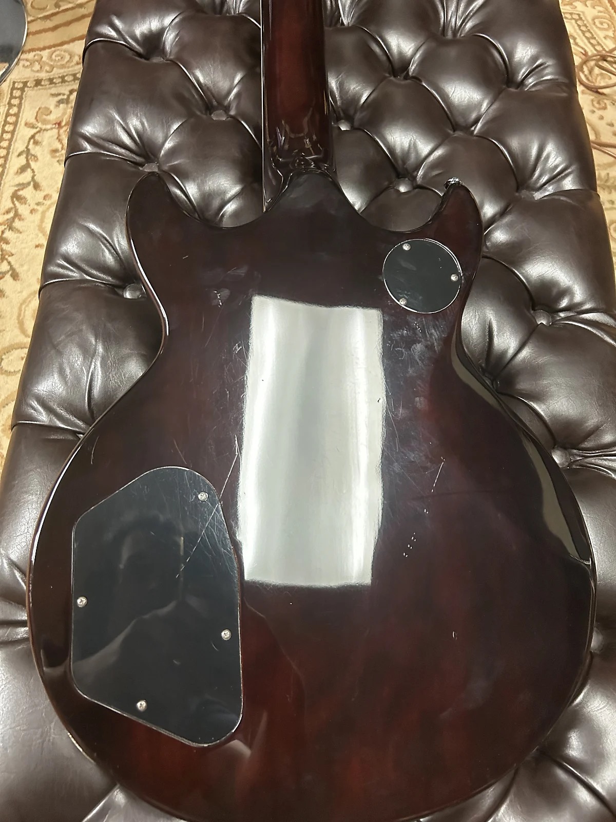 Ibanez AR320-VB Artist 2012 - Flame Top view 4