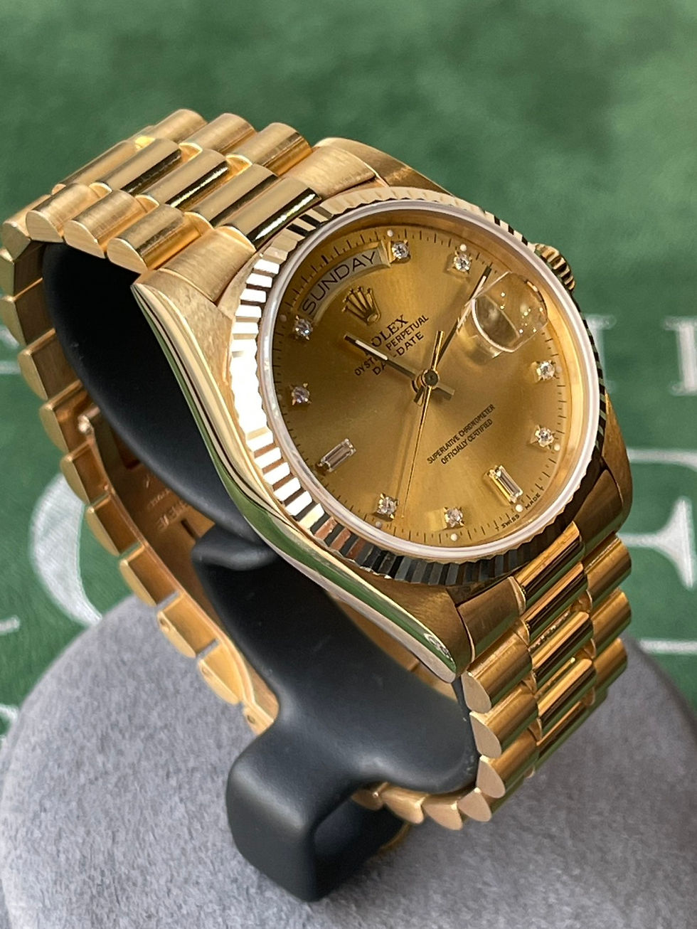 縮圖：ROLEX 勞力士 DAY-DATE 18038 6.9T鑽面