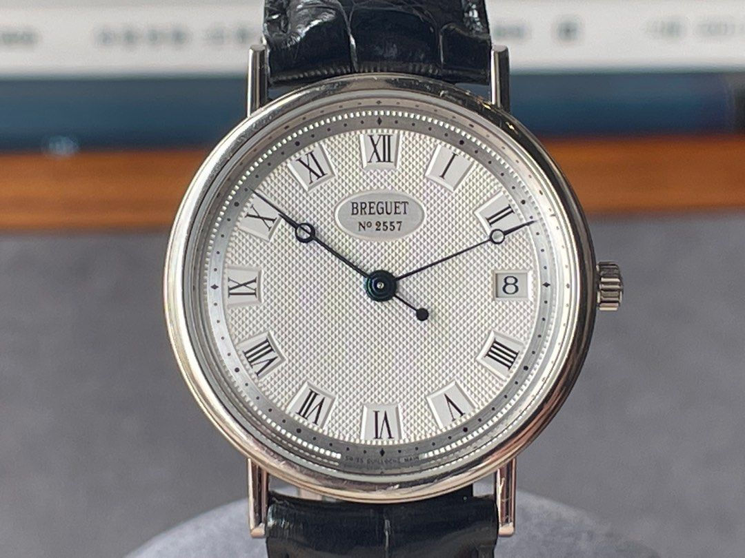BREGUET 寶璣 5910 18K白K金 自動機械 男錶