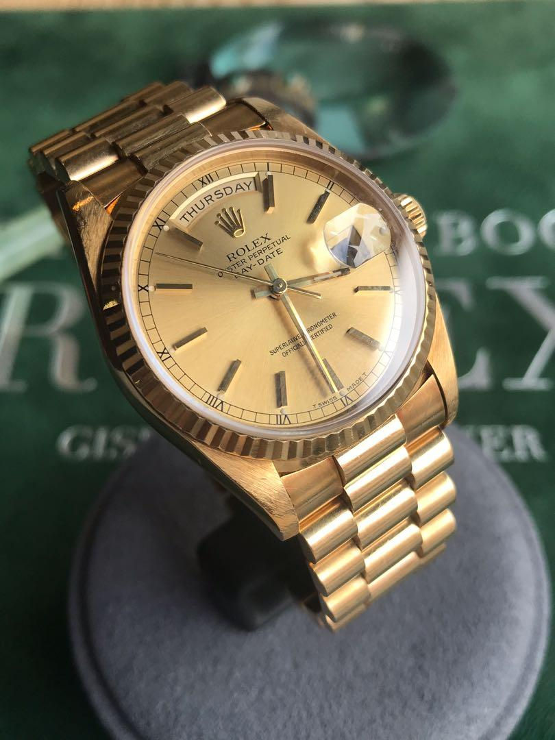縮圖：ROLEX 勞力士18238 全原裝未拋整