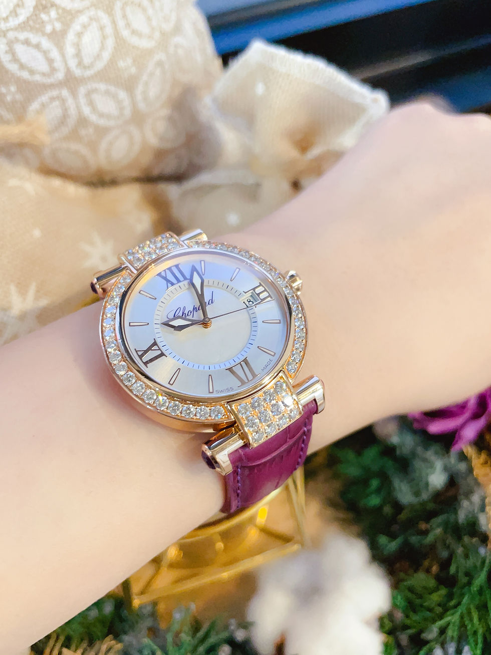縮圖：Chopard 蕭邦 Imperiale 18K玫瑰金 鑲鑽