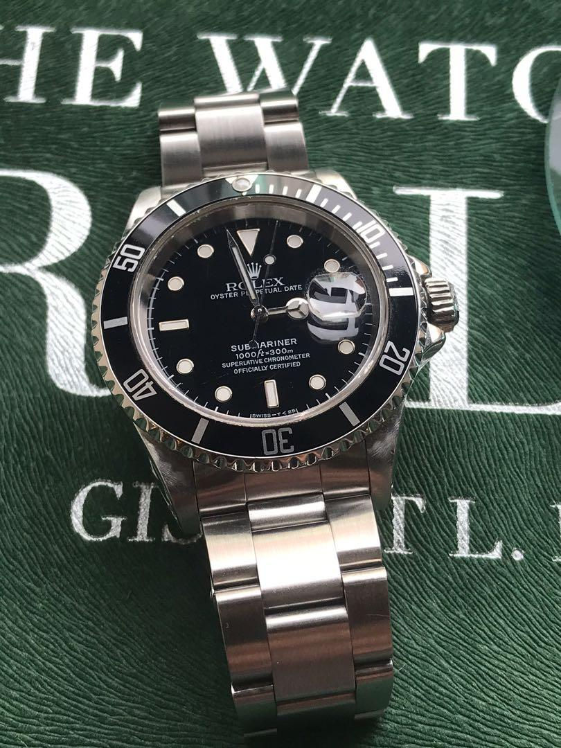 縮圖：ROLEX 勞力士 SUBMARINER 16610 潛航者 黑水鬼 T25