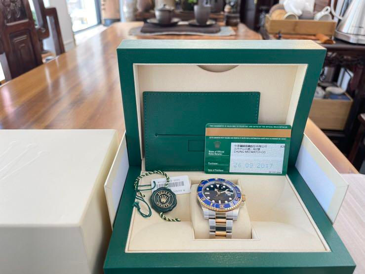 縮圖：Rolex 116613LB半金藍水鬼