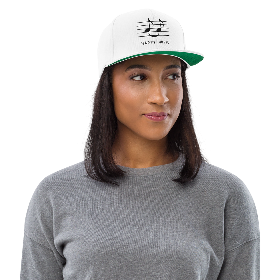 Thumbnail: Happy Music Snapback Hat