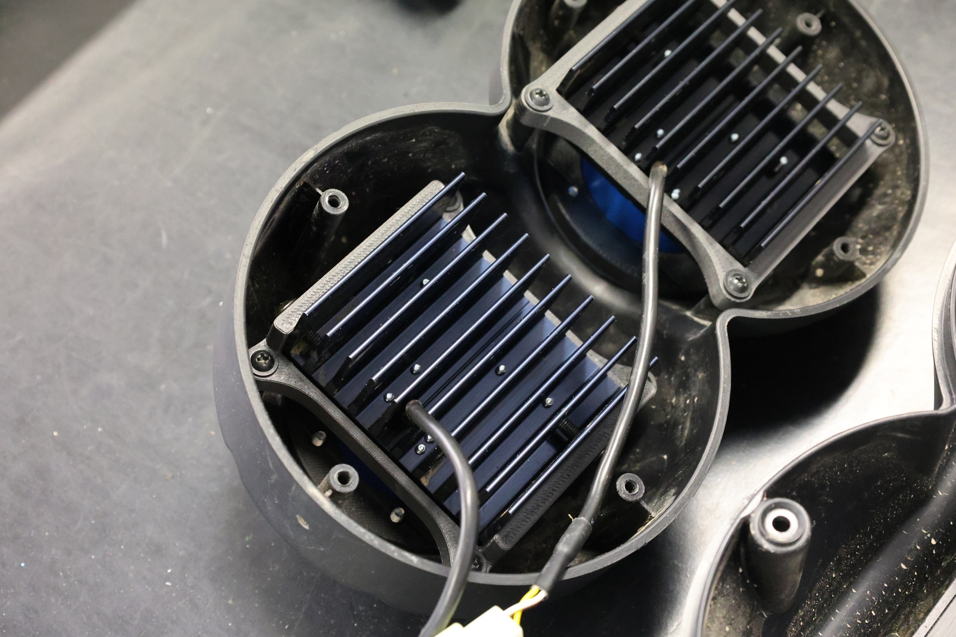 AJP PR7 Street-Legal XH1 LED Headlight kit - installation