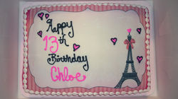 Paris Themed cake
