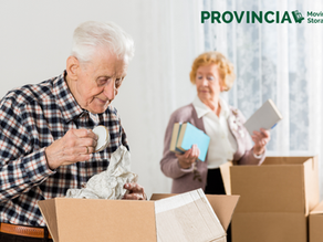 Victoria Moving Company Blog Image: A retired couple packing boxes in order to get ready for moving day.