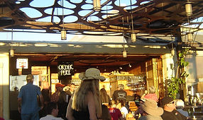 Rooftop patio at The Raven Cafe in Prescott