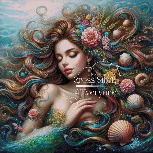 Sea Goddess Counted Cross Stitch Sue Richter Thread Geeks