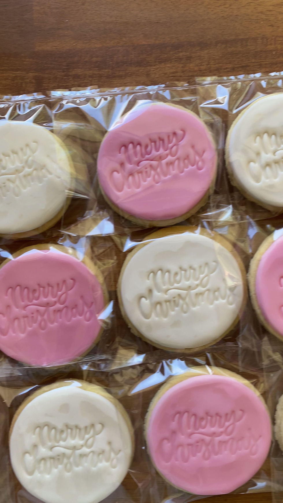 Thumbnail: Round Merry Christmas Cookies