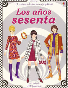AÑOS SESENTA - VESTUARIO HISTORICO EN PEGATINAS