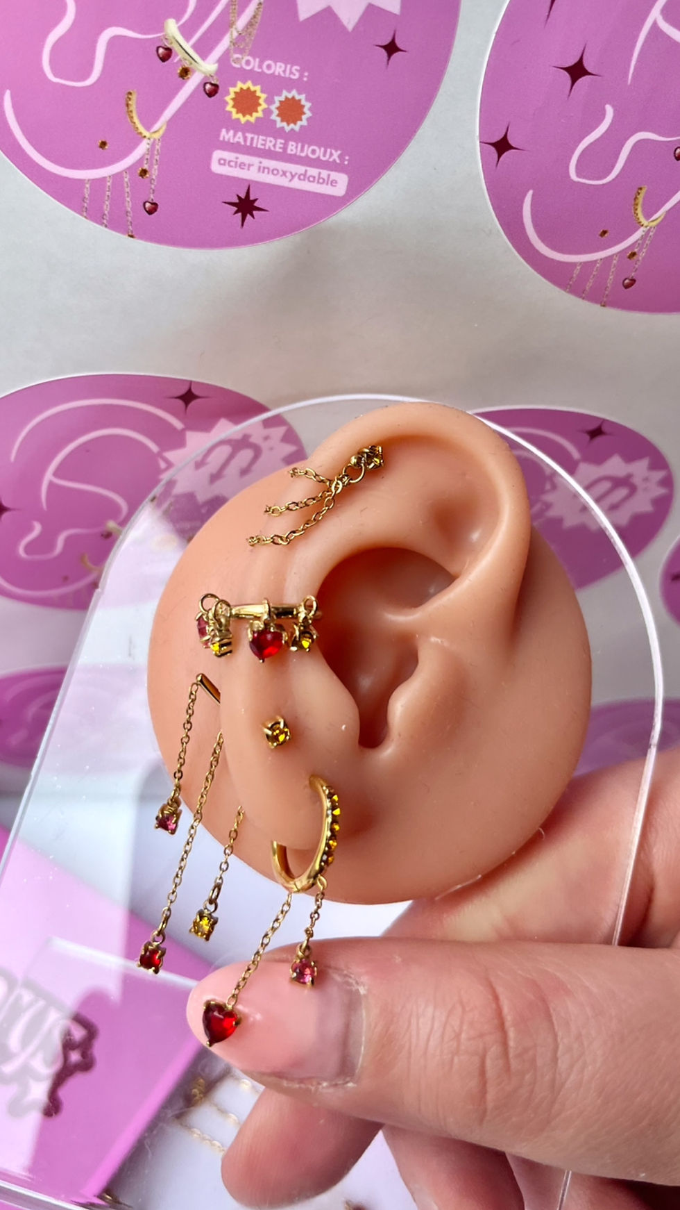 Thumbnail: EARCUFF BRELOQUE COEUR