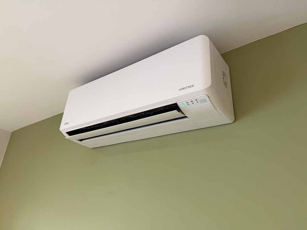 Air conditioning installation in Colchester bedroom system