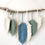 Thumbnail: 7 Feather Wall Hanging, Macrame Kit (Cream/Sage/Teal Colours)