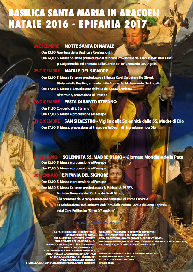Natale Epifania 2016 Ara coeli