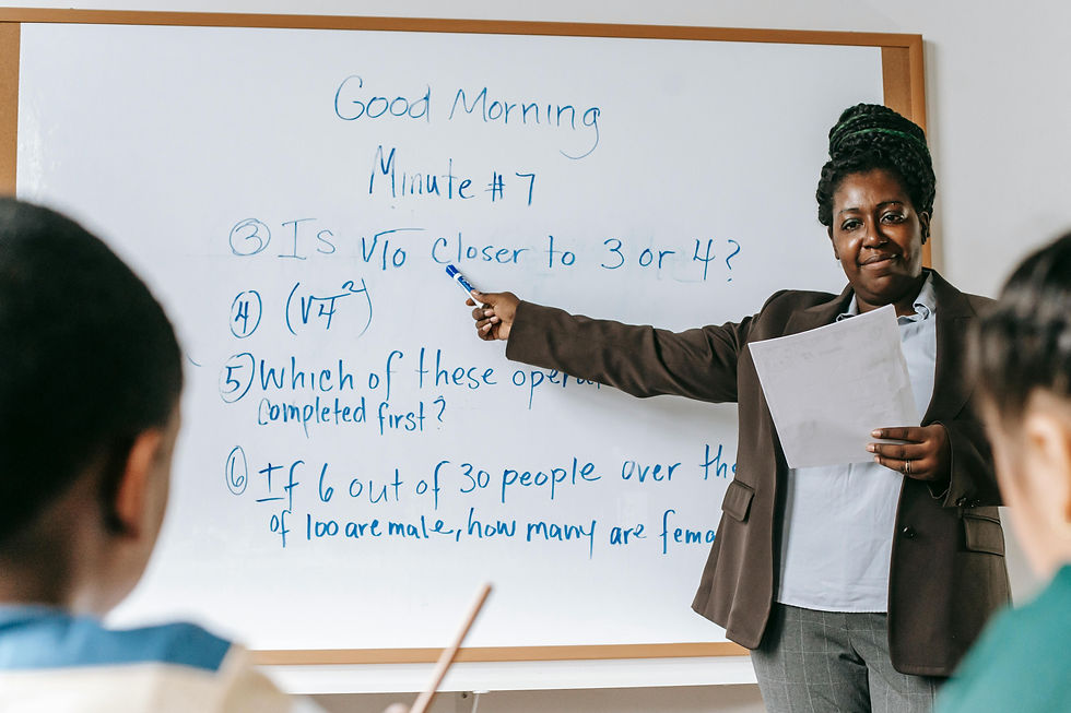 Teaching in class