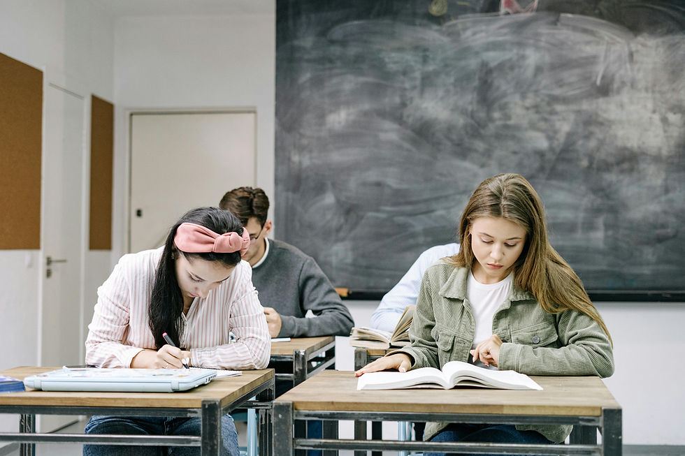 Students Writing