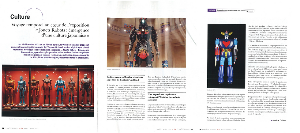 Voyage temporel au cœur de l'exposition « Jouets Robots - Émergence d'une culture japonaise