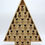 Miniature : Calendrier de l'avent - sapin en bois