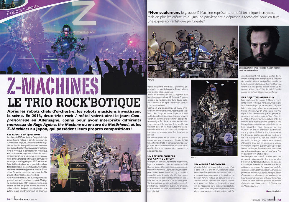 Z-machine, le trio rock'botique