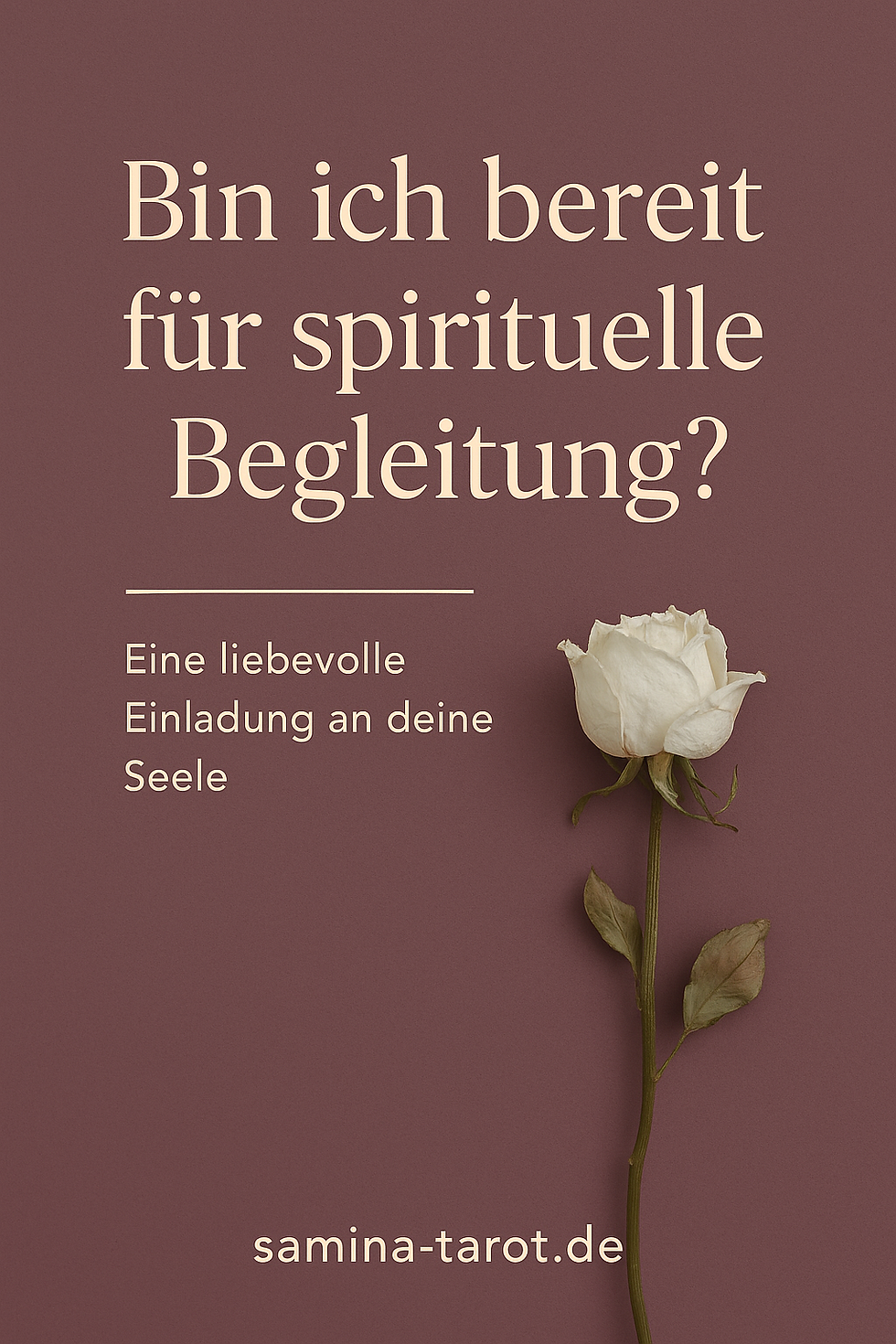 🌸 Bin ich bereit für spirituelle Begleitung?
Eine liebevolle Einladung an deine Seele