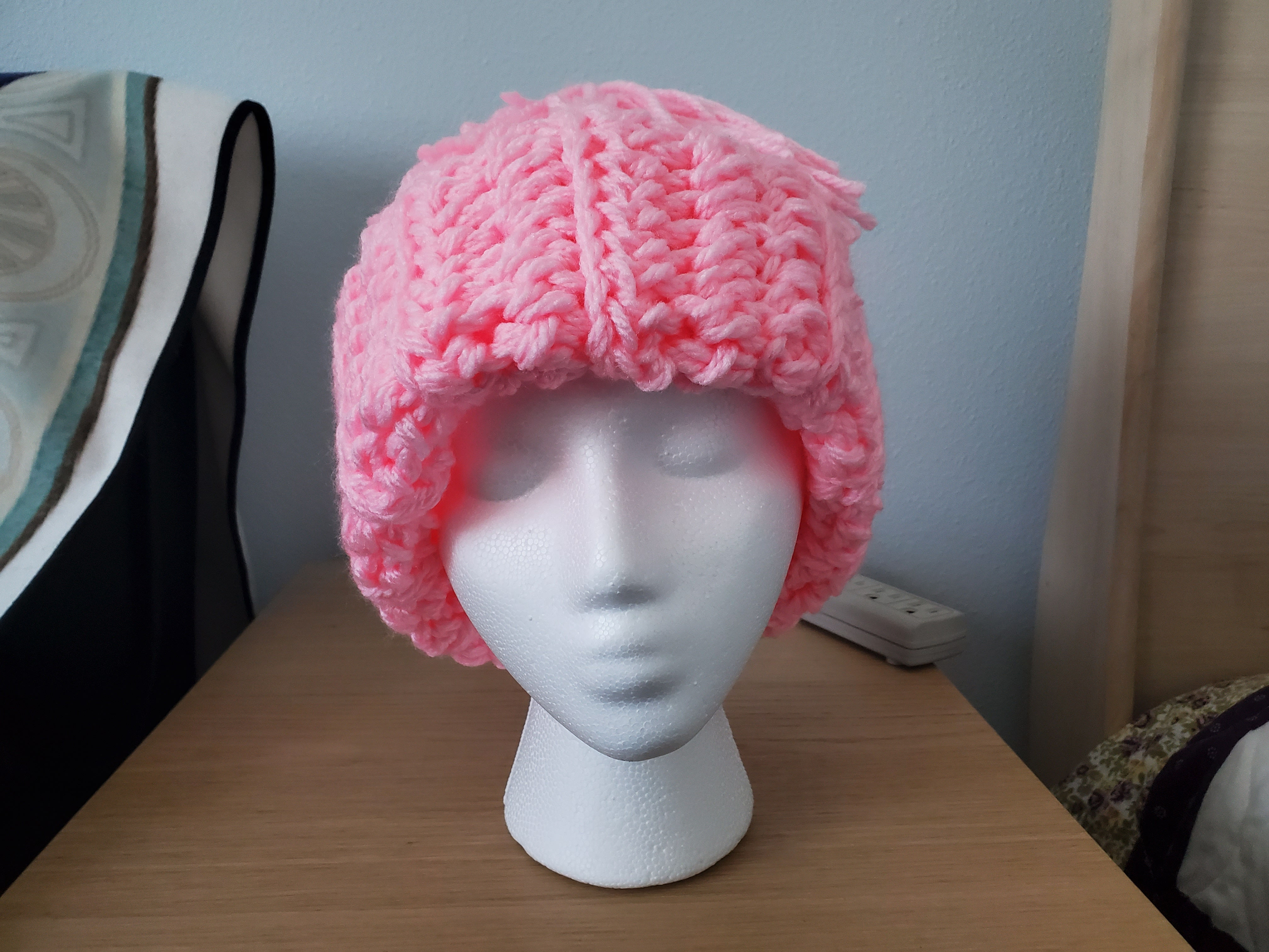 Pink Snowboarder Hat