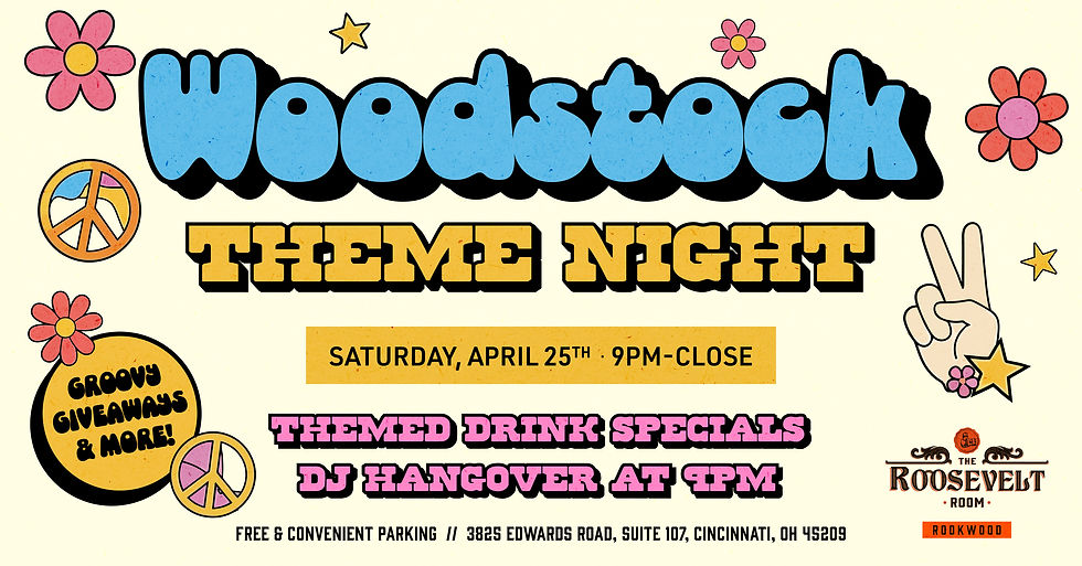 Woodstock Theme Night