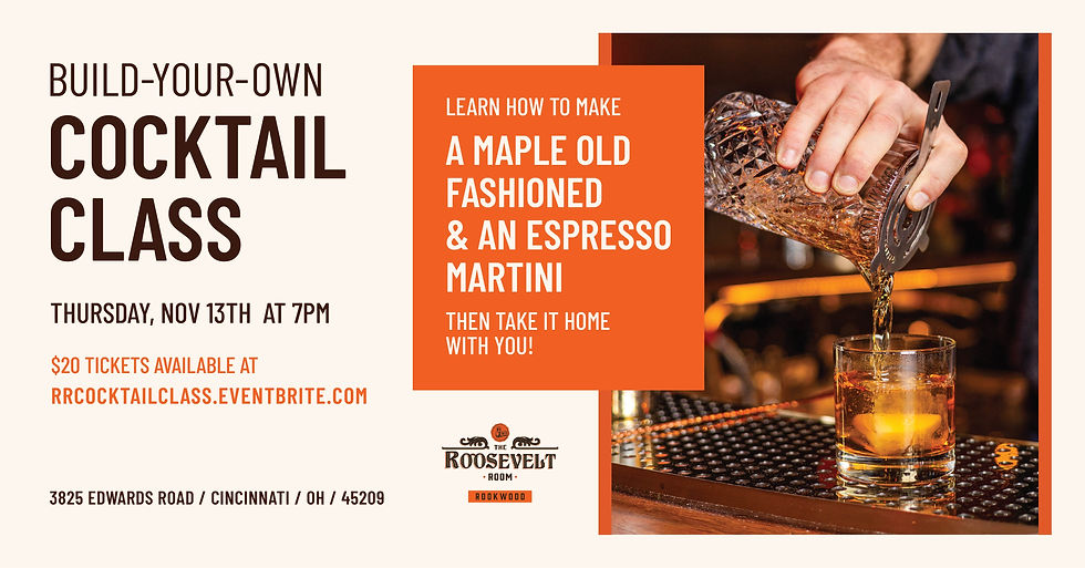 SOLD OUT: Build-Your-Own Cocktail Class
