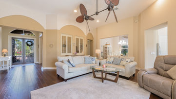 Luxurious bathroom in West Palm Beach home captured by real estate photographer in West Palm Beach