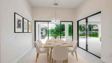 Luxury dining area – Port St. Lucie real estate photography by Edwin Figueroa