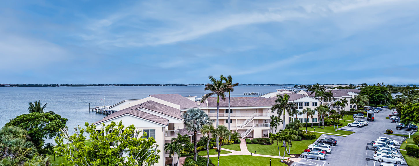 Urban aerial shot of Port St. Lucie captured by real estate photographer in Port St. Lucie